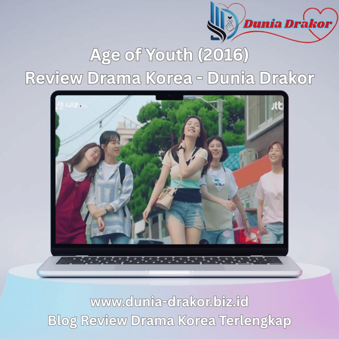 Poster Age of Youth menampilkan lima mahasiswi utama