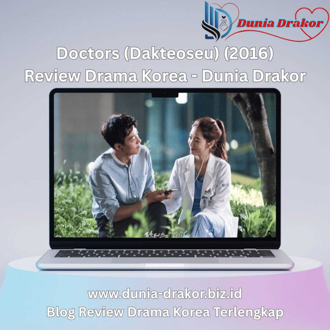 Poster Doctors menampilkan Park Shin-hye dan Kim Rae-won