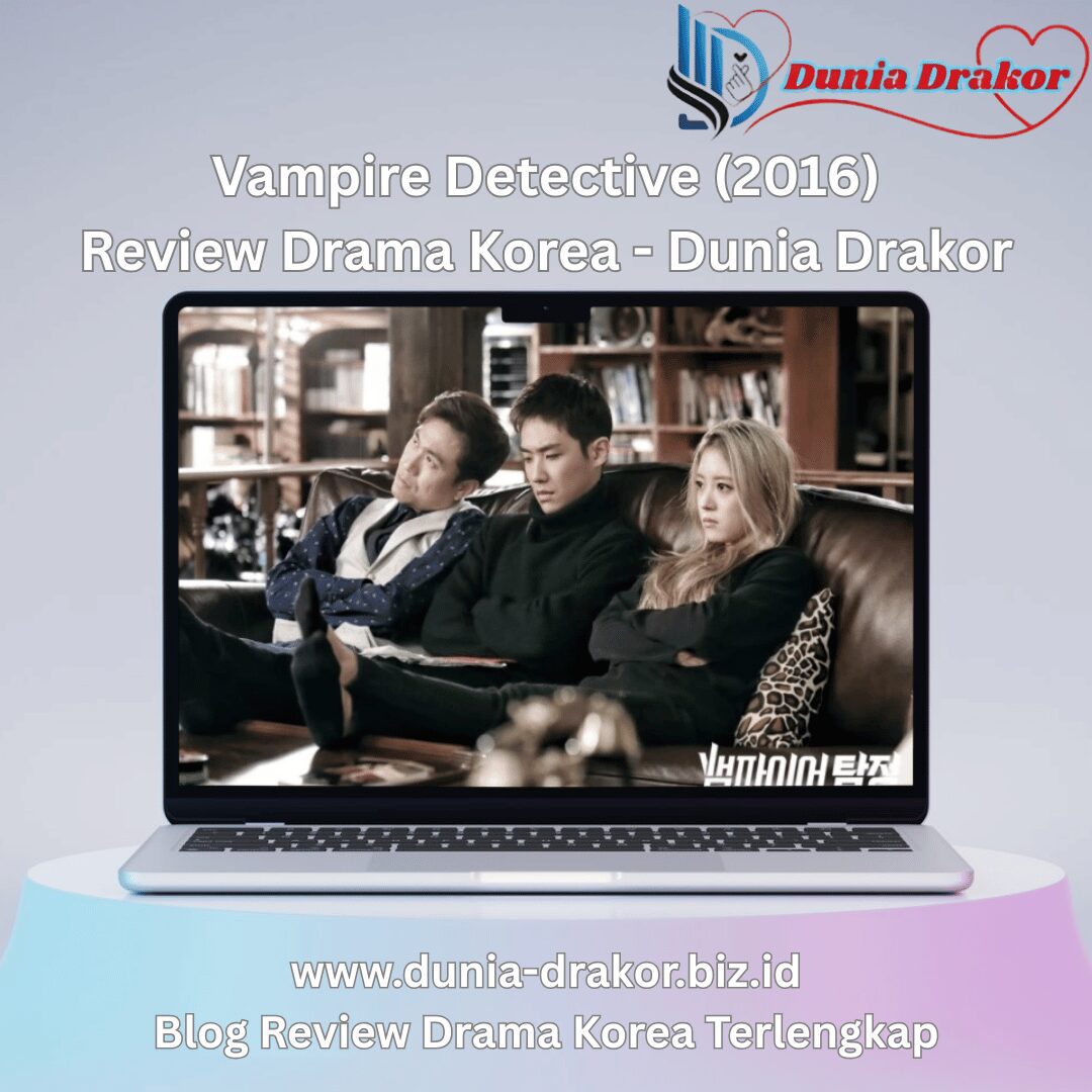 Poster Vampire Detective menampilkan Lee Joon dan Oh Jung-se