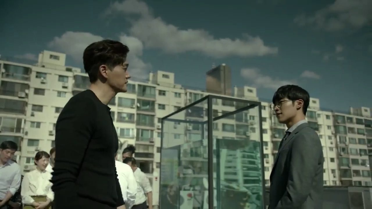 Poster Mad Dog menampilkan Yoo Ji-tae dan Woo Do-hwan