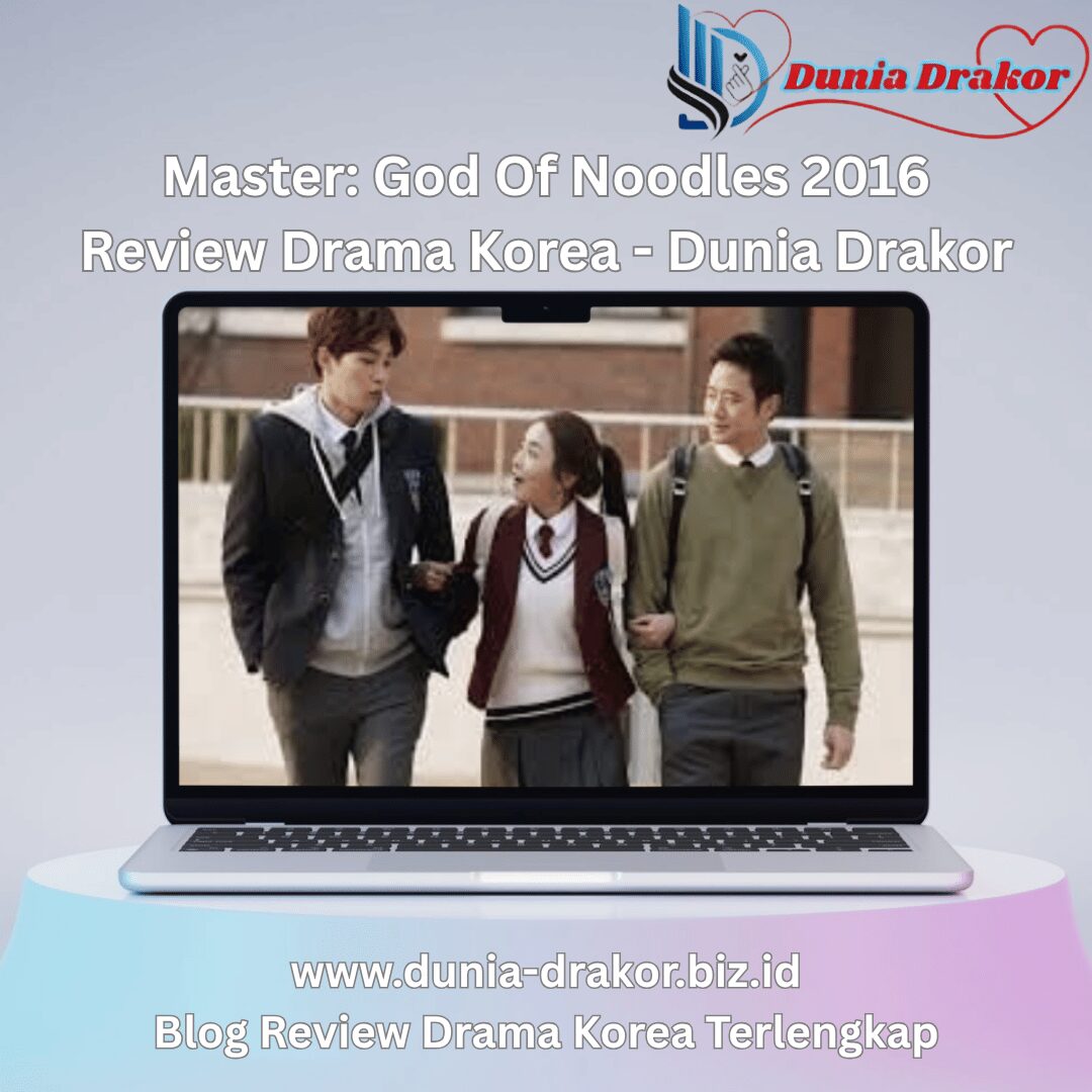 Poster Master: God of Noodles menampilkan Chun Jung-myung dan Lee Sang-yeob