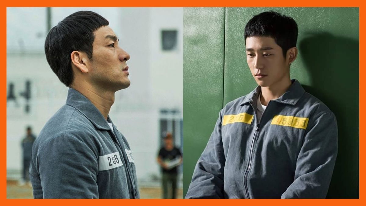 Poster Prison Playbook menampilkan Park Hae-soo dan Jung Kyung-ho