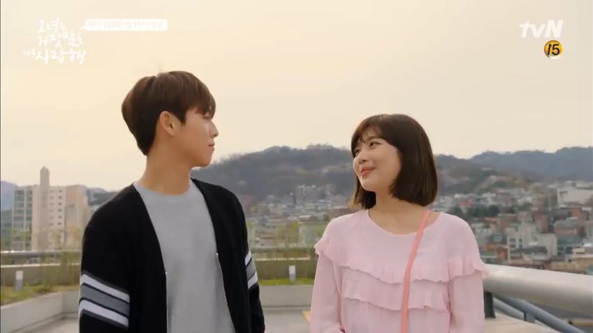 Poster The Liar and His Lover menampilkan Lee Hyun-woo dan Joy Red Velvet
